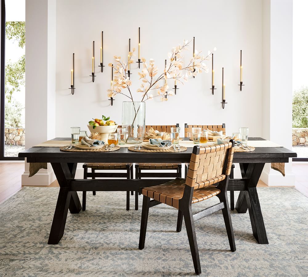 Toscana Extending Dining Table Pottery Barn