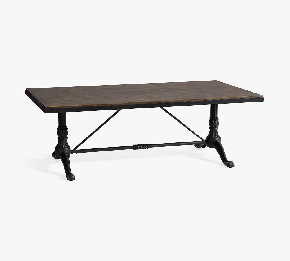 Rae 54" Rectangular Wood Coffee Table Pottery Barn