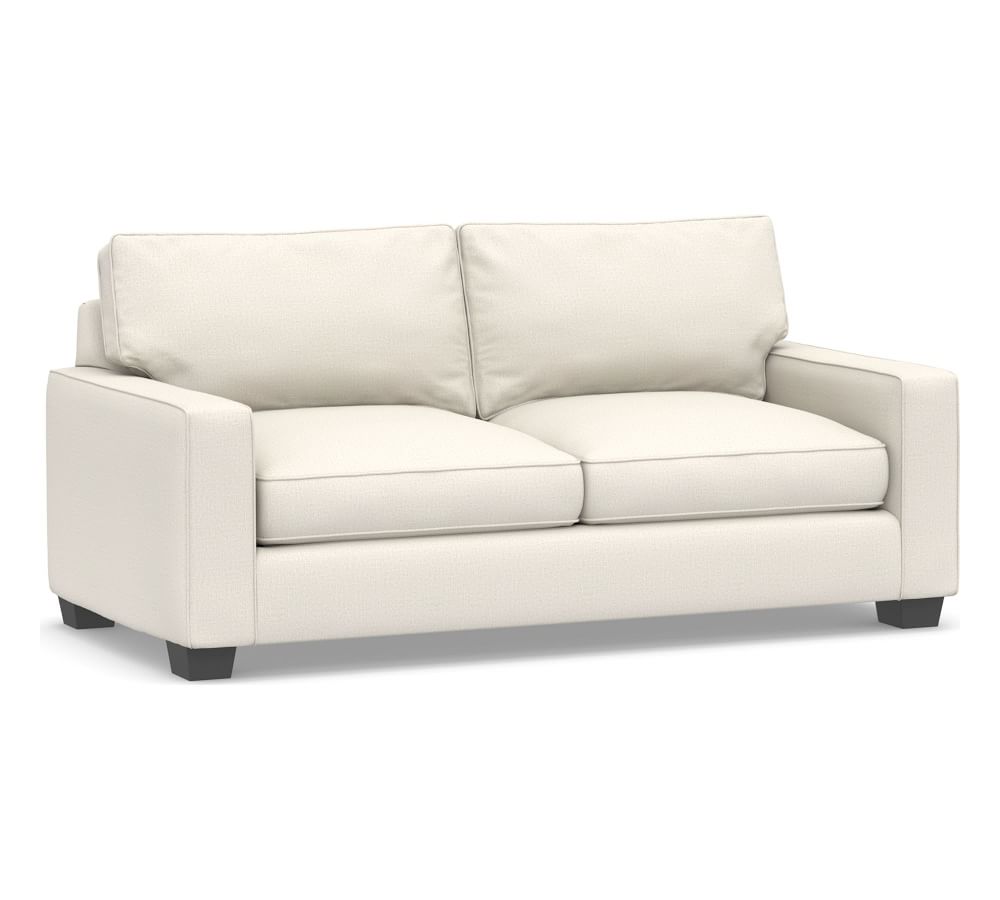 PB Comfort Square Arm Upholstered Deluxe Sleeper Sofa With Memory Foam