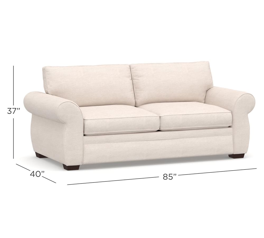 Pearce Roll Arm Upholstered Deluxe Sleeper Sofa Pottery Barn