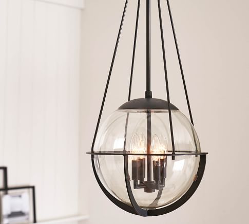 Rollins Recycled Glass Outdoor Sconce | Pottery Barn