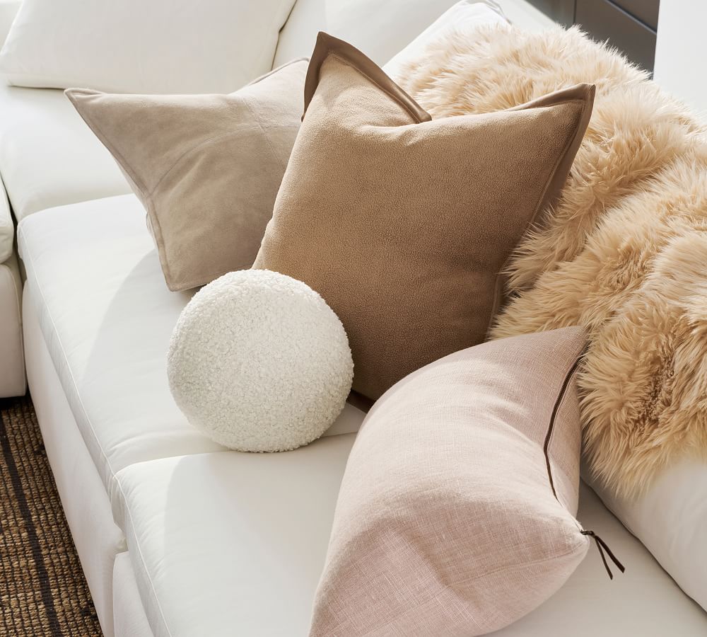 Cozy Fleece Pillow Covers Pottery Barn