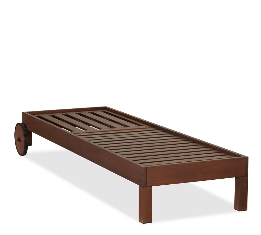 Chatham Outdoor Chaise Lounge, Honey Pottery Barn