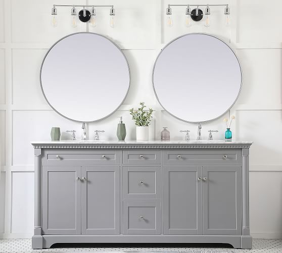 Unique Oval Two Drawer Vanity FREE SHIPPING within 800 MILES