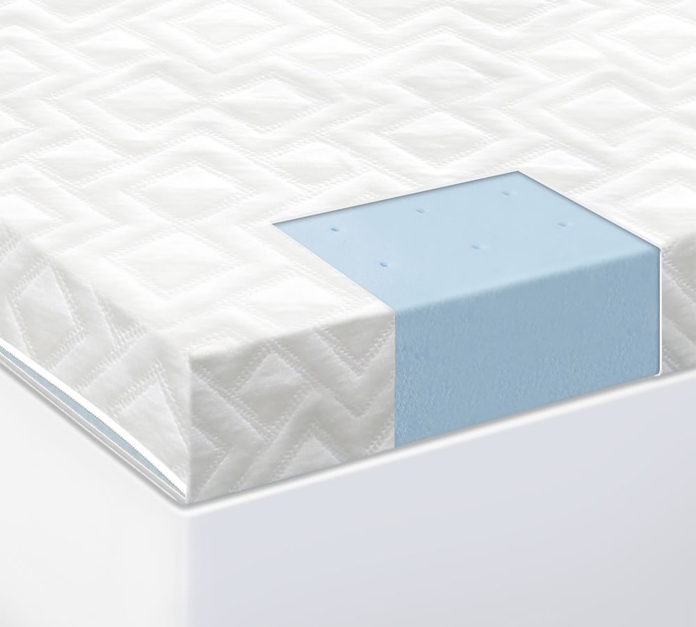 Malouf Gel Infused Dough® Isolus 2.5" Mattress Topper Pottery Barn
