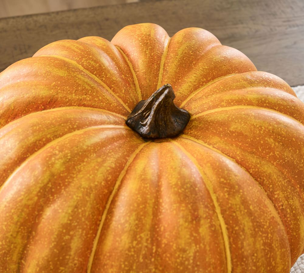 Faux Pumpkins Decorative Objects Pottery Barn
