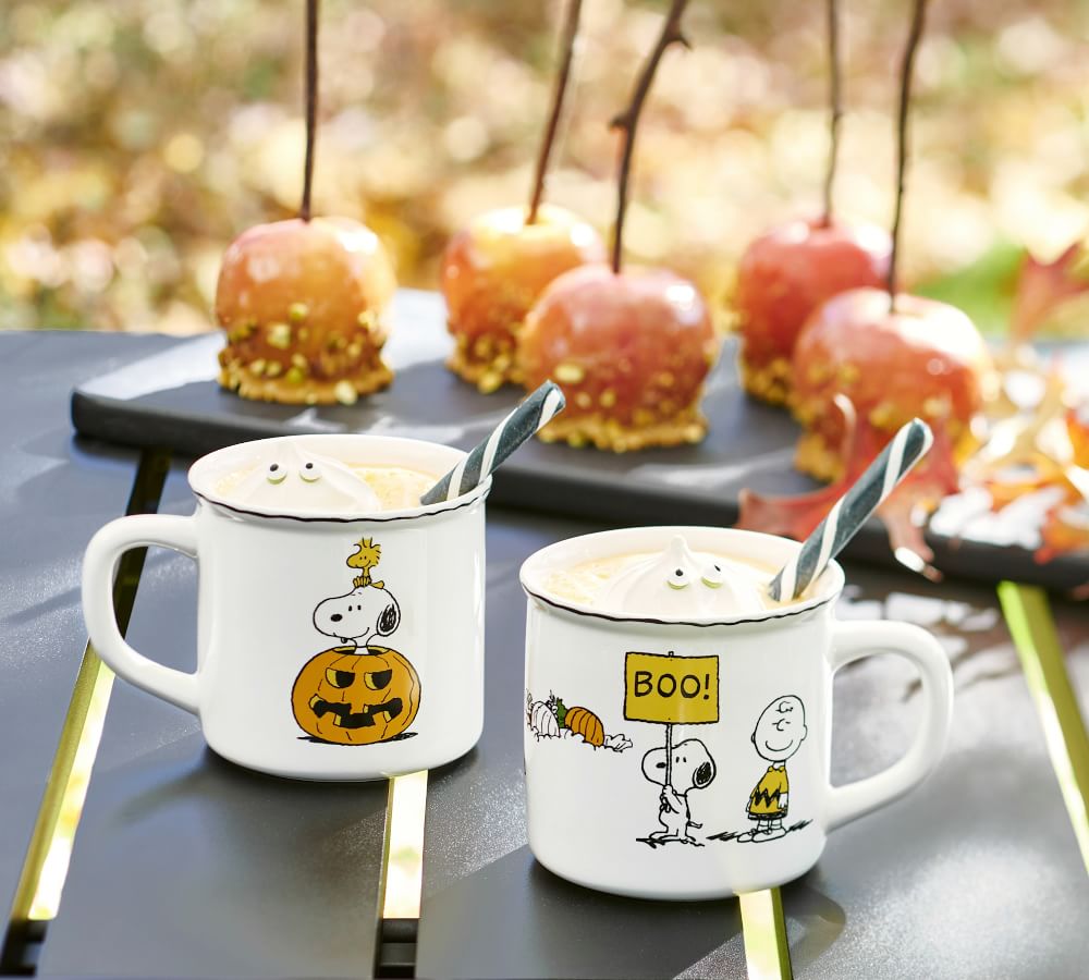 Peanuts™ Stoneware Mugs Set of 2 Pottery Barn