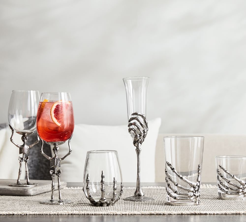 Skeleton Drinkware Collection Pottery Barn