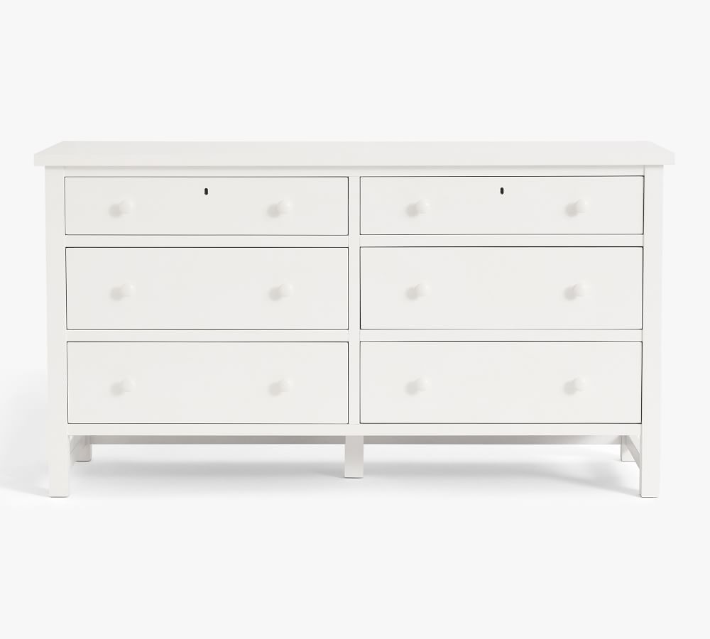 Farmhouse 6Drawer Wide Dresser Pottery Barn