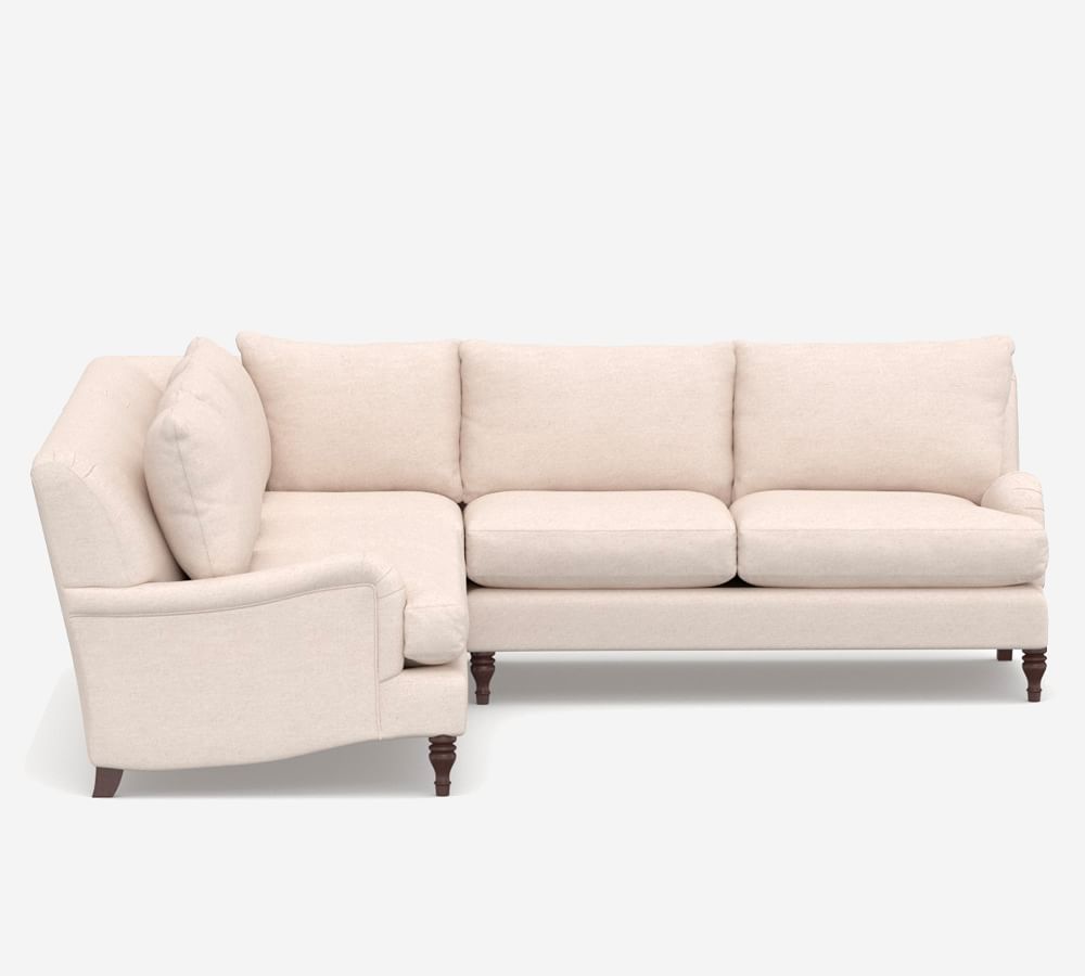 Carlisle Upholstered 3Piece LSectional Pottery Barn