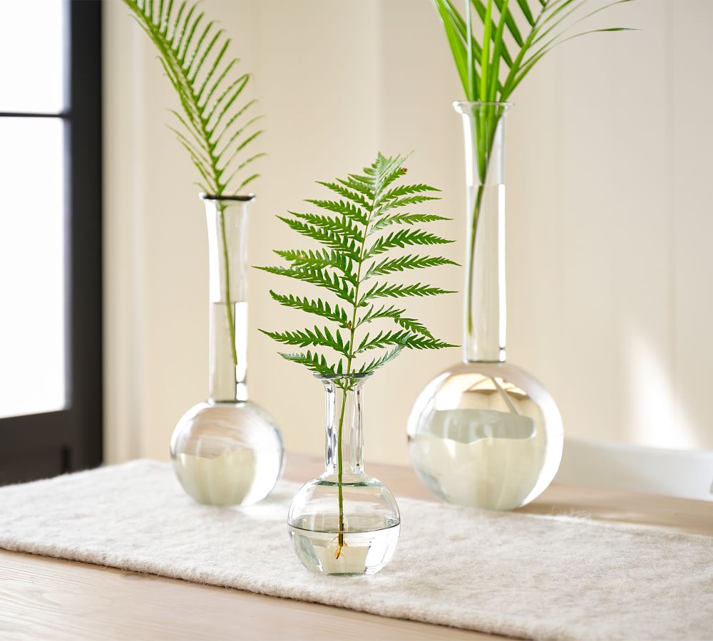 Round Recycled Glass Vases Pottery Barn