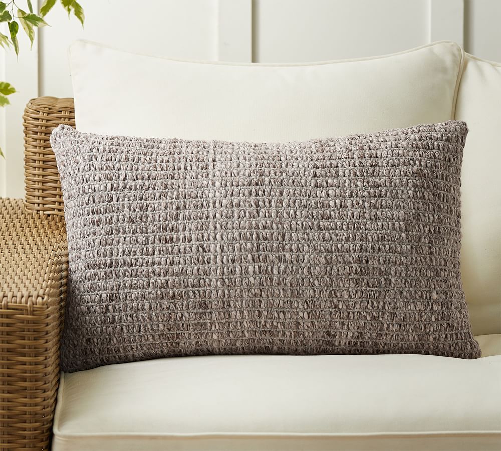 Addy Indoor/Outdoor Lumbar Pillow Pottery Barn