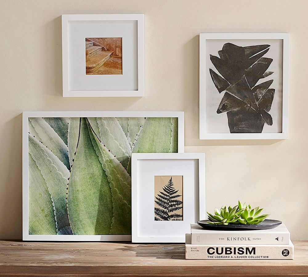 Wood Gallery Single Opening Picture Frames White Pottery Barn