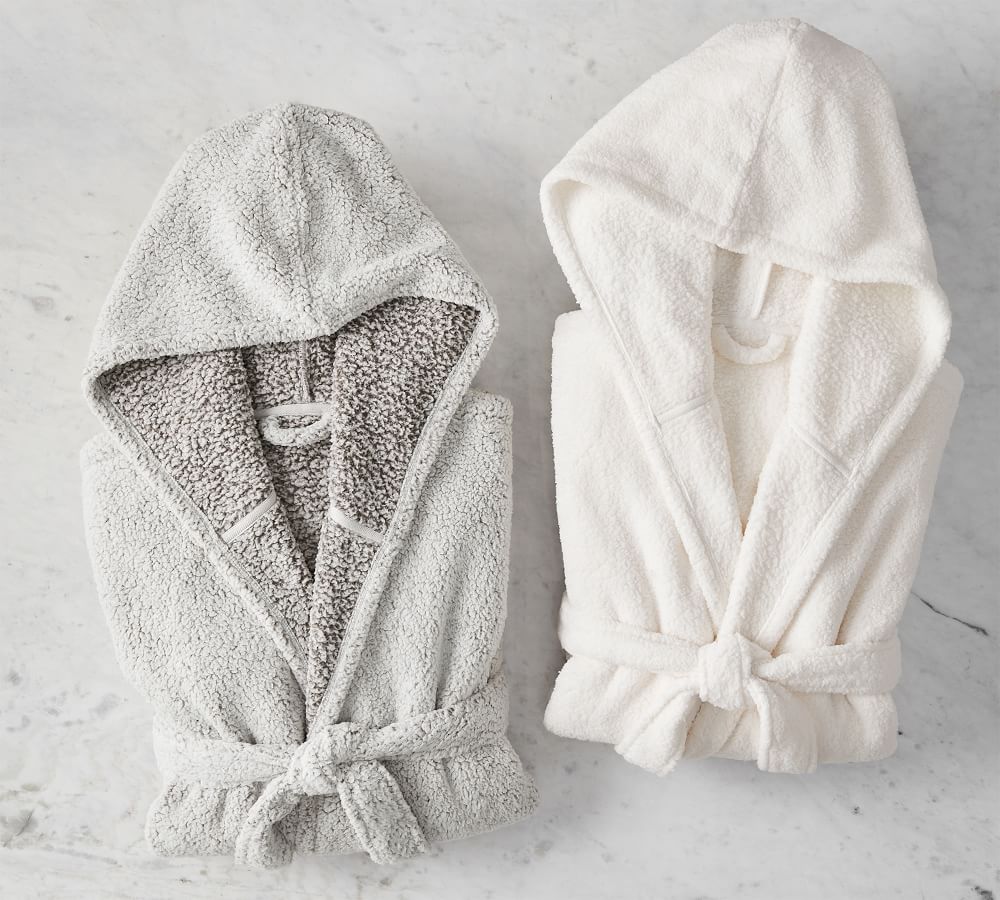 Coziest Sherpa Robes Pottery Barn