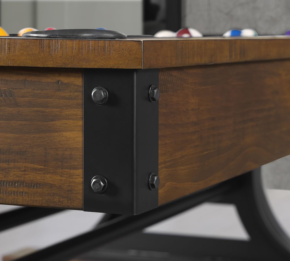 Luca Industrial Pool Table Pottery Barn