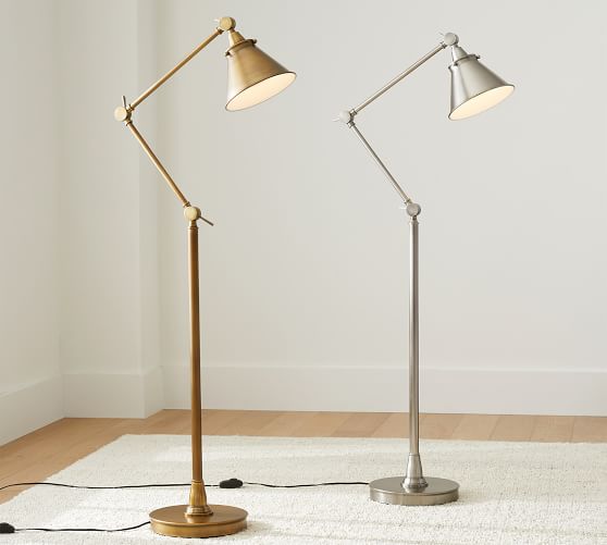 Architect S Task Floor Lamp Pottery Barn, Rustic Floor Lamps For Cabinets