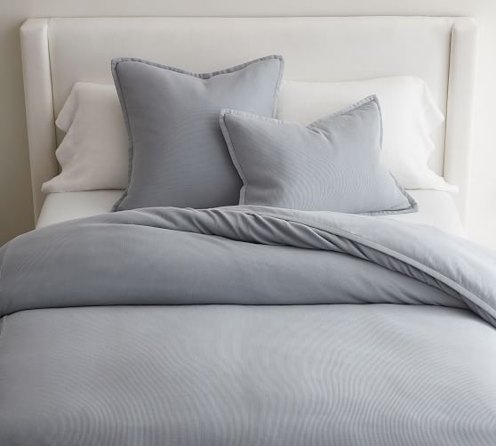 Mini Waffle Thermal Knit Cotton Duvet, Crate And Barrel Duvet Covers Clearance