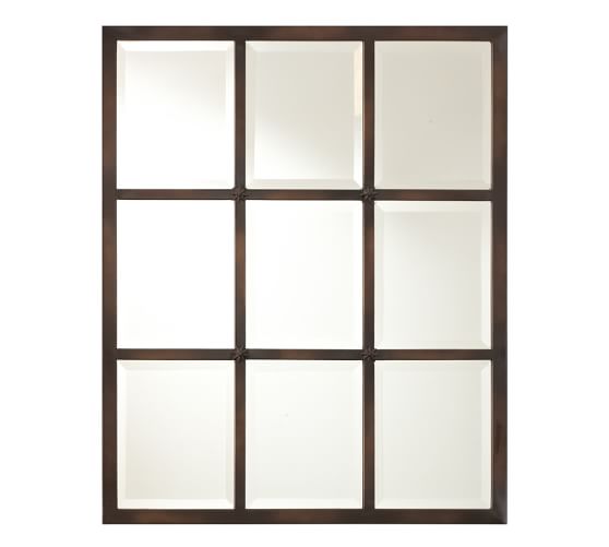 Eagan Small Multipanel Wall Mirror 28" x 33" Pottery Barn
