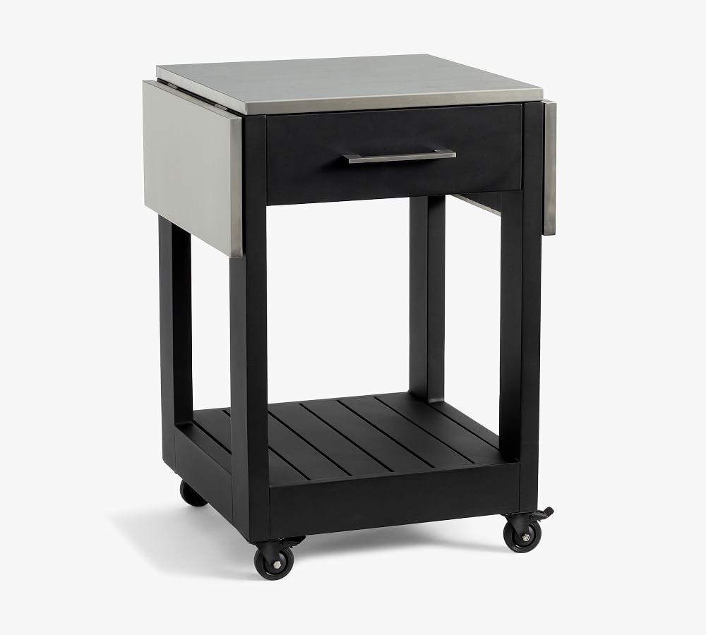 Malibu Metal Outdoor Kitchen Petite Island Pottery Barn