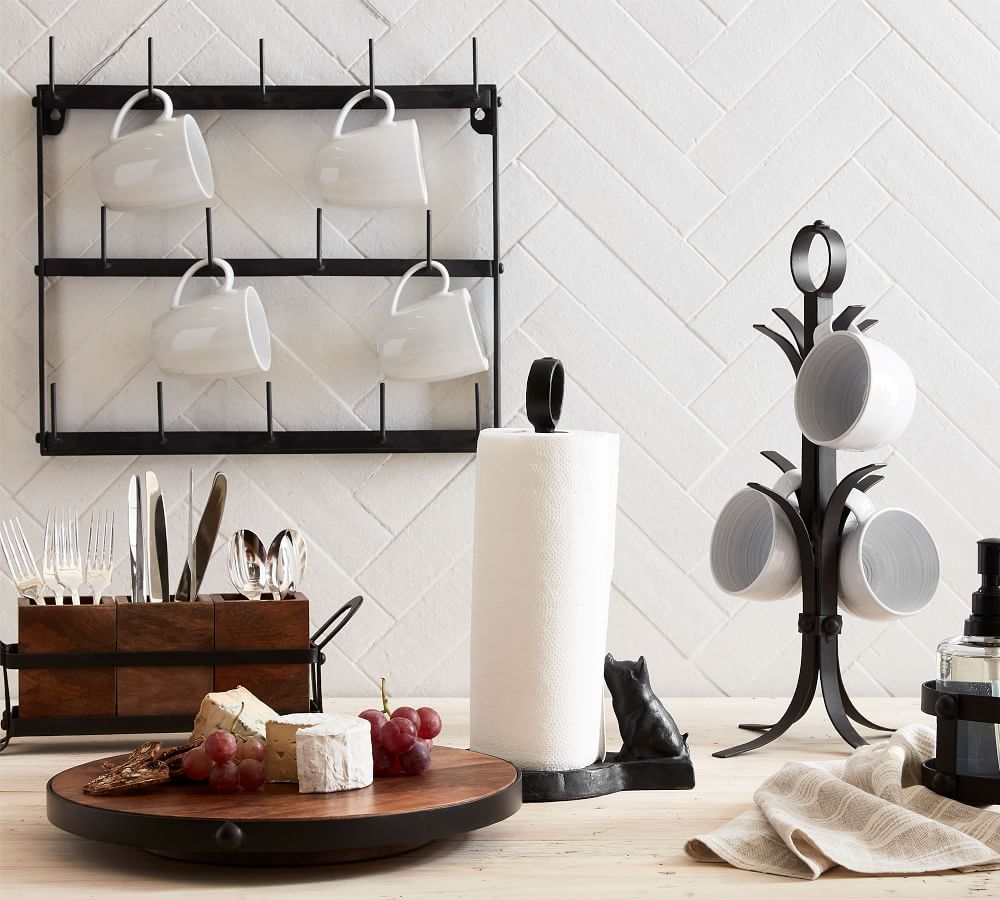 Vintage Blacksmith Lazy Susan Kitchen Accessories Pottery Barn