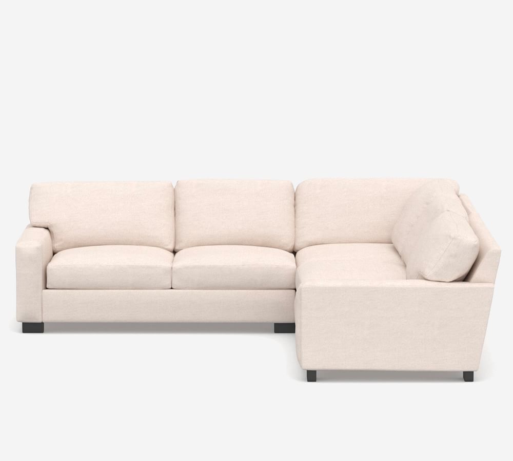 Turner Square Arm Upholstered 3Piece LSectional Pottery Barn