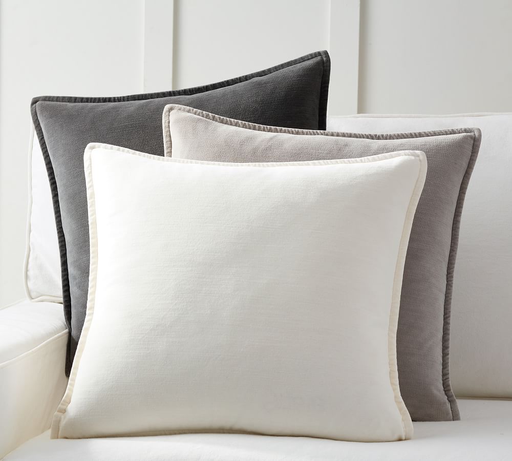 Washed Velvet Pillow Covers | Pottery Barn