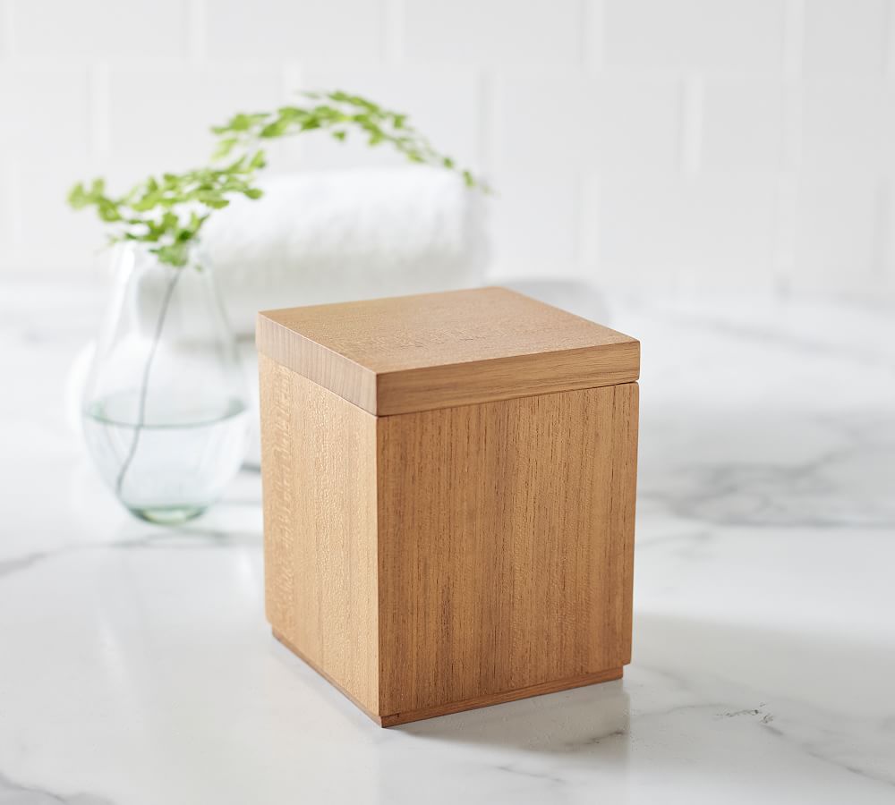 Teak Bathroom Accessories Pottery Barn