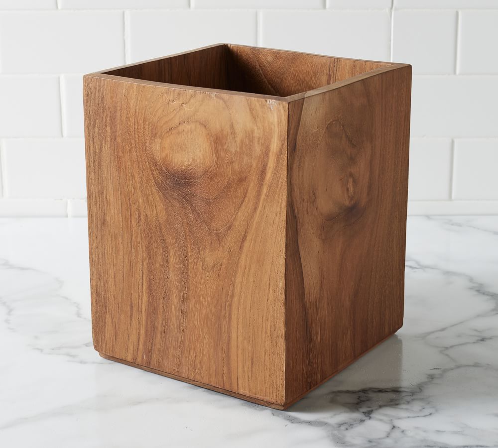 Teak Bathroom Accessories Pottery Barn