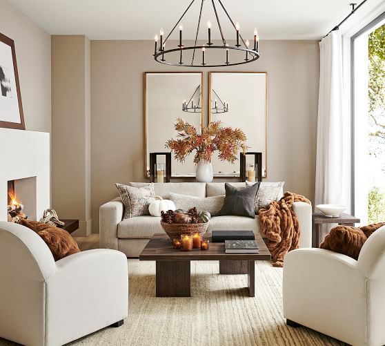 pottery barn chairs for living room