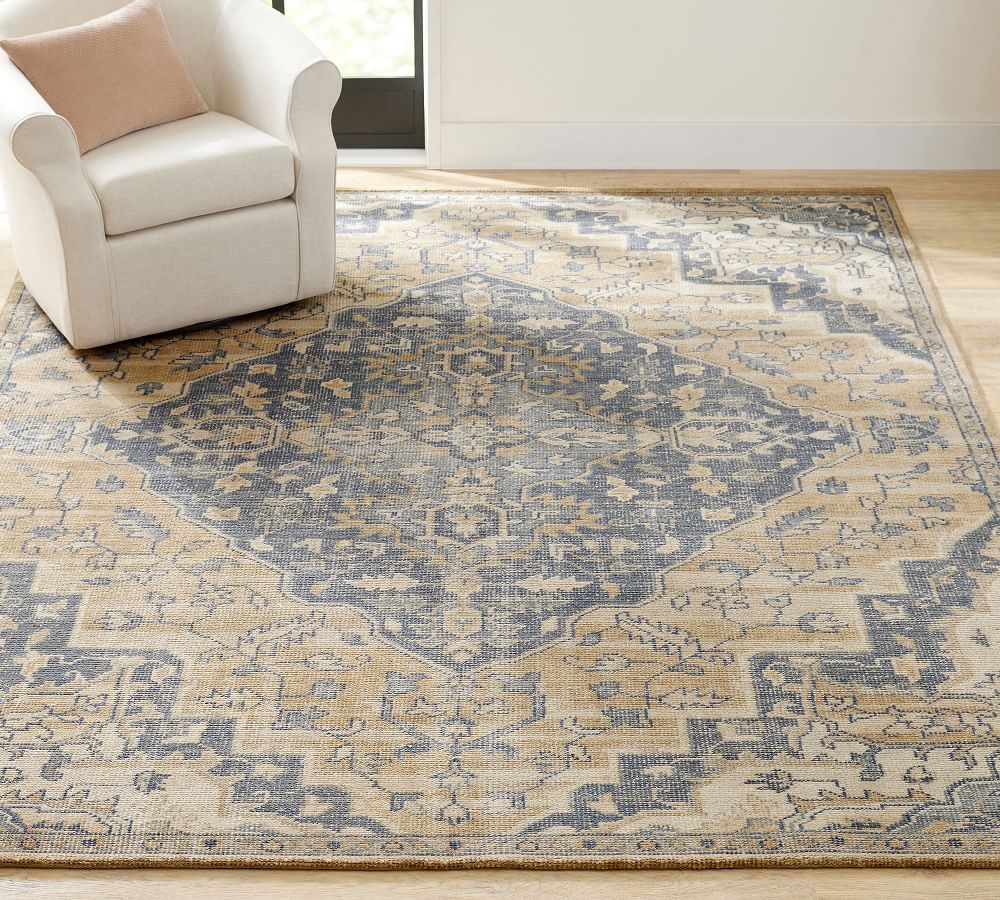 Carmela HandKnotted Wool Rug Pottery Barn