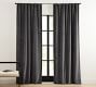 Velvet Twill Blackout Curtain | Pottery Barn