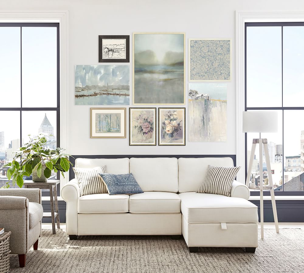 New Traditional Gallery Wall Art Pottery Barn
