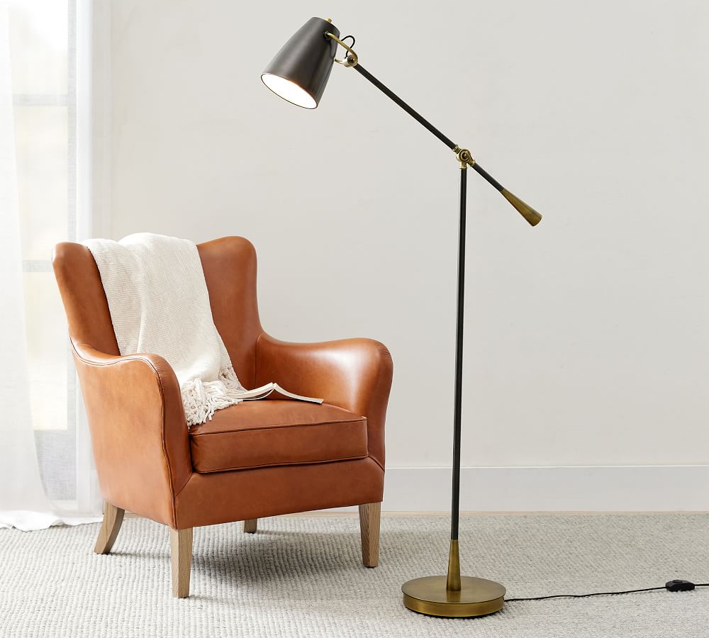 Reese Articulating Metal Task Floor Lamp | Pottery Barn