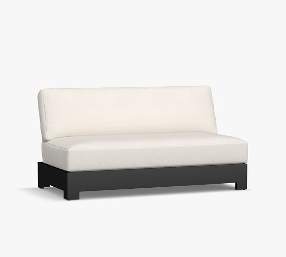 outdoor armless loveseat