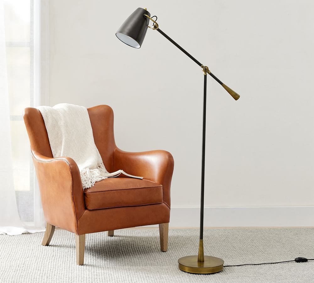 Reese Articulating Metal Task Floor Lamp Pottery Barn