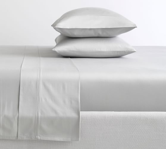 NEW Pottery Barn 700 THREAD COUNT Ultra Fine 4 PC SHEET SET Ivory Cream QUEEN 