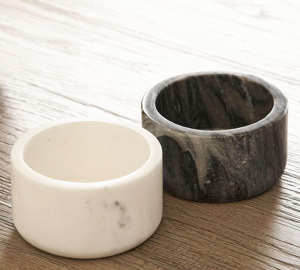 White Marble Wine Bottle Coaster Pottery Barn