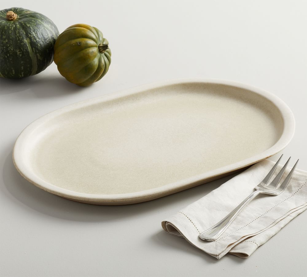 Mendocino Stoneware Serving Platter Pottery Barn