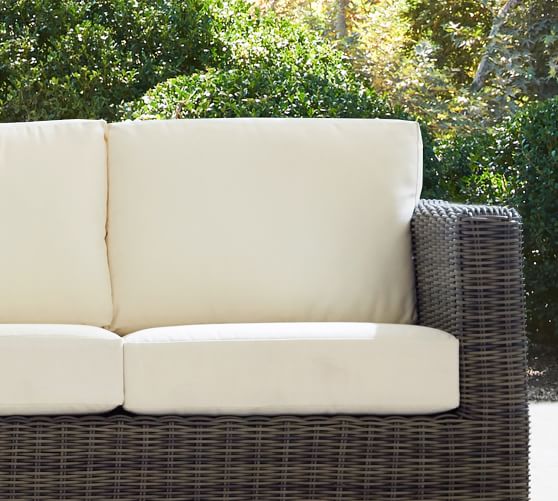 Indoor/Outdoor Bench Cushion Cotton Garden Furniture Loveseat Cushion Black 51.2x19.7 Patio Wicker Seat Cushions for Lounger Garden Furniture Patio Lounger Bench 