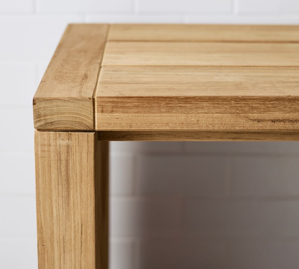 Modern Teak Shower Bench | Pottery Barn