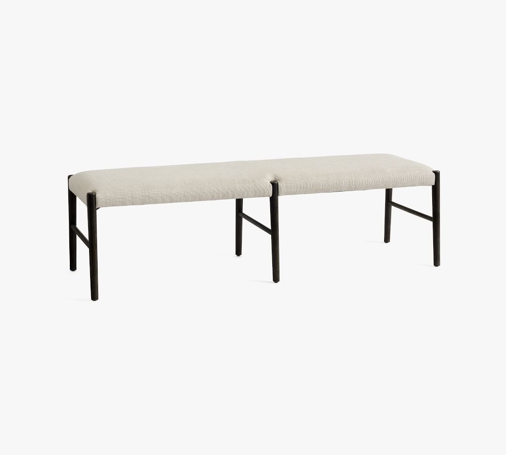 Quincy Upholstered Bench Pottery Barn