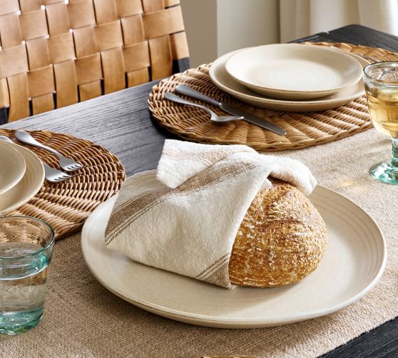 Larkin Reactive Glaze Stoneware Serving Platter