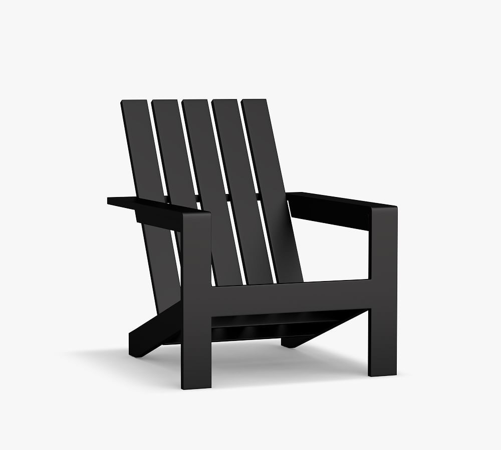 Malibu Metal Adirondack Lounge Chair | Pottery Barn