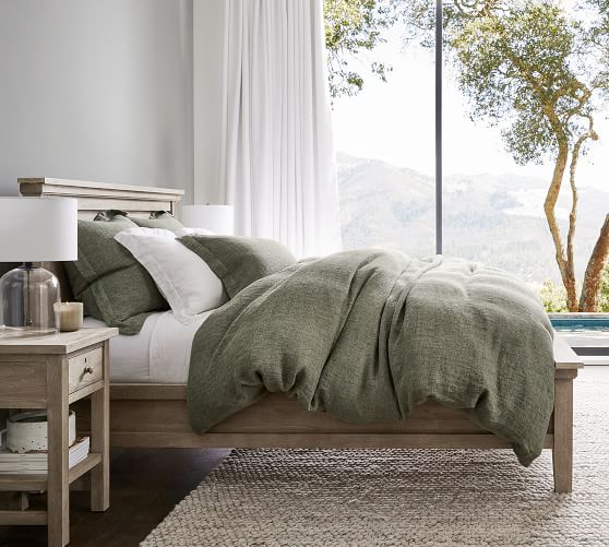 pottery barn waffle duvet cover