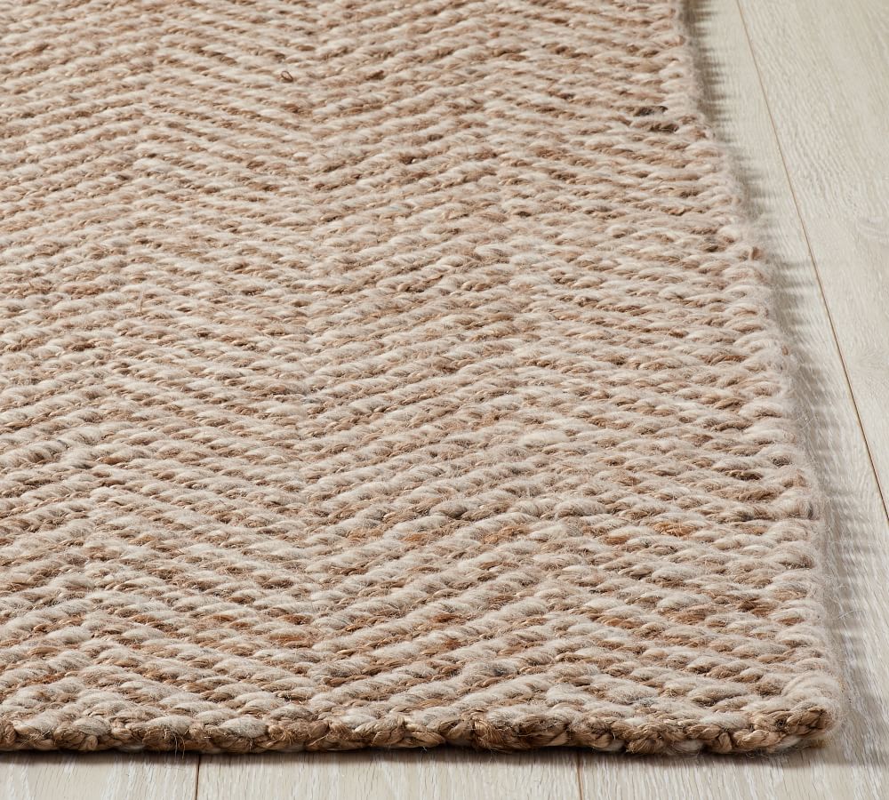 Chevron Handloomed Wool/Jute Rug Pottery Barn