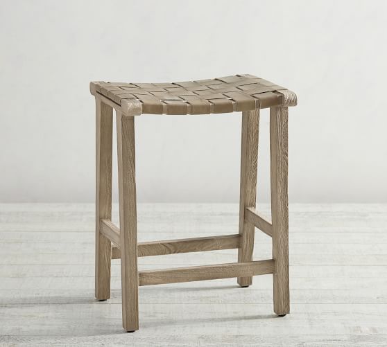 backless woven counter stools