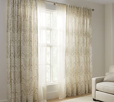 Bernyce Printed Curtain | Pottery Barn