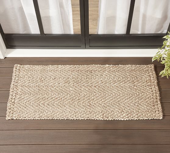 Herringbone Natural Fiber Doormat Pottery Barn