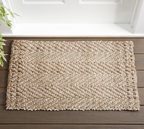 Herringbone Natural Fiber Doormat Pottery Barn