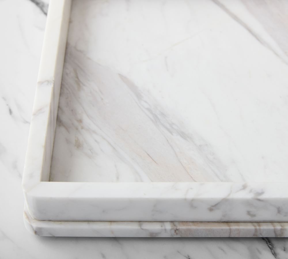 Monique Lhuillier Marble Bathroom Accessories | Pottery Barn